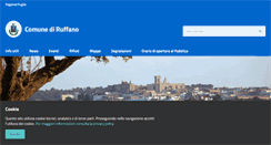 Desktop Screenshot of comune.ruffano.le.it