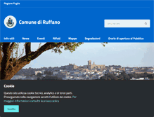 Tablet Screenshot of comune.ruffano.le.it